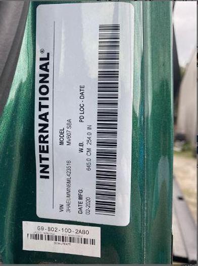 Used 2021 INTERNATIONAL MV Rollback Tow Truck