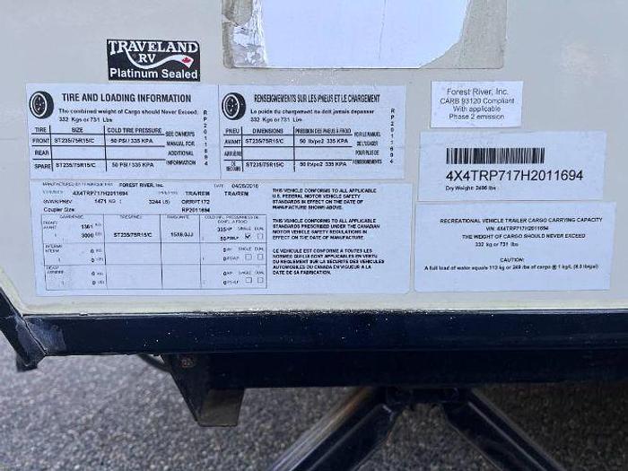 Used 2017 Forest River R-Pod RP-172