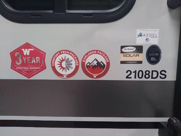 Used 2022 Winnebago Micro Minnie 2108DS