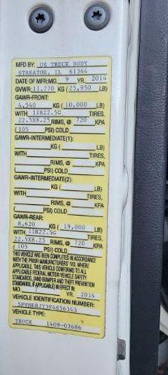 Used 2015 Hino 268 Box Truck