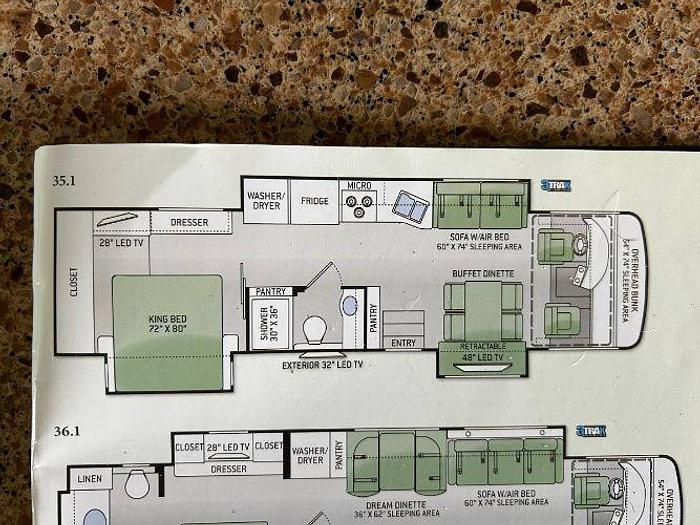 Used 2016 Thor Motor Coach Palazzo 35.1