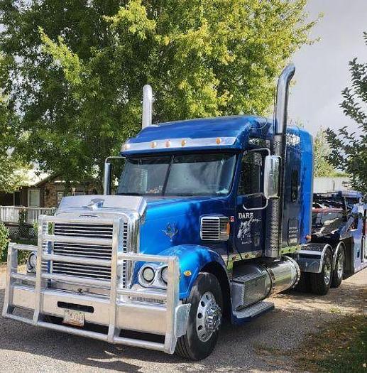 Used 2016 Freightliner CORONADO 132 and 2020 Sun Valley 8 Car Trailer