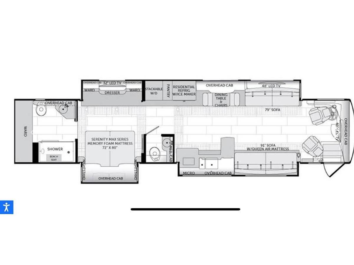Used 2018 American Coach American Eagle 45A Class A Motorhome