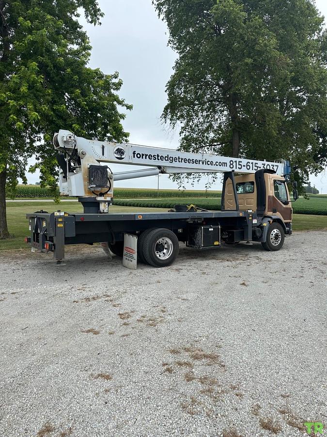 Used 2017 Manitex 22101S Mounted on Peterbilt 220 Boom Truck Crane