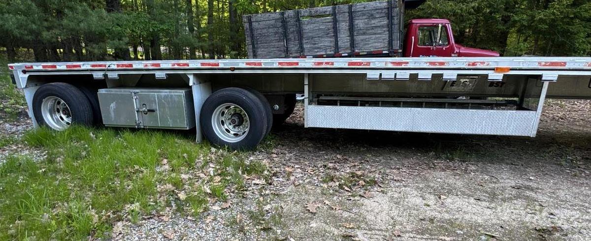 Used 2006 East 48' Aluminum Flatbed Trailer