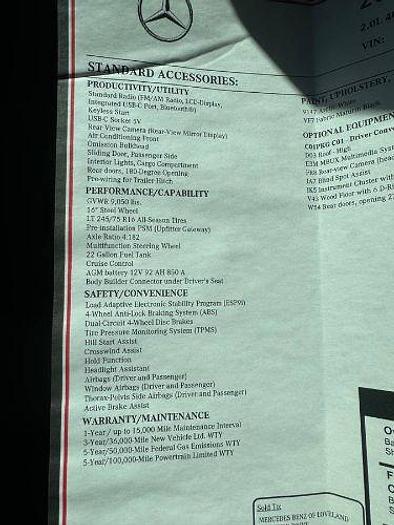 Used 2023 Mercedes-Benz Sprinter 2500 Cargo Van