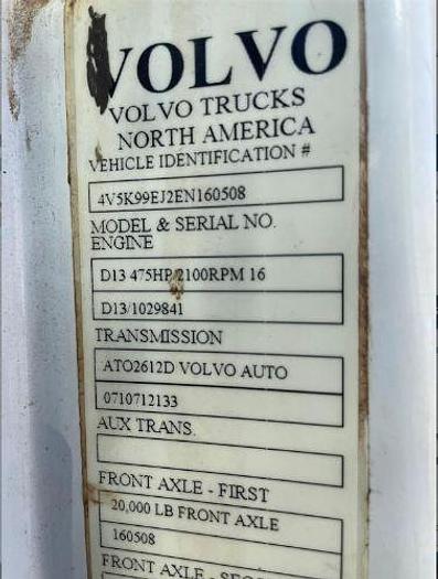 Used 2014 Volvo VHD84F200