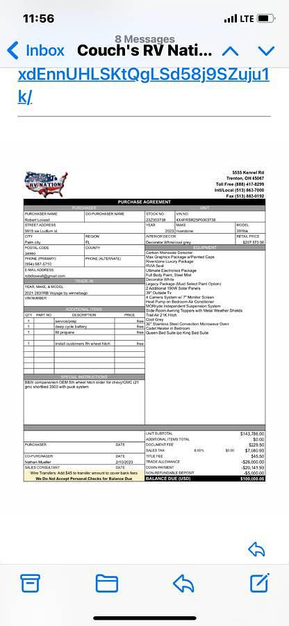 Used 2022 Forest River Riverstone 391FSK Fifth Wheel