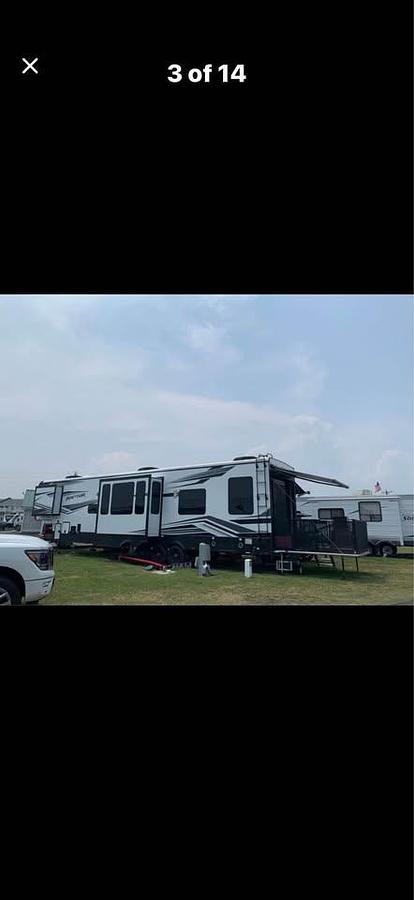 Used 2021 Keystone Raptor 429 Luxury Toy Hauler