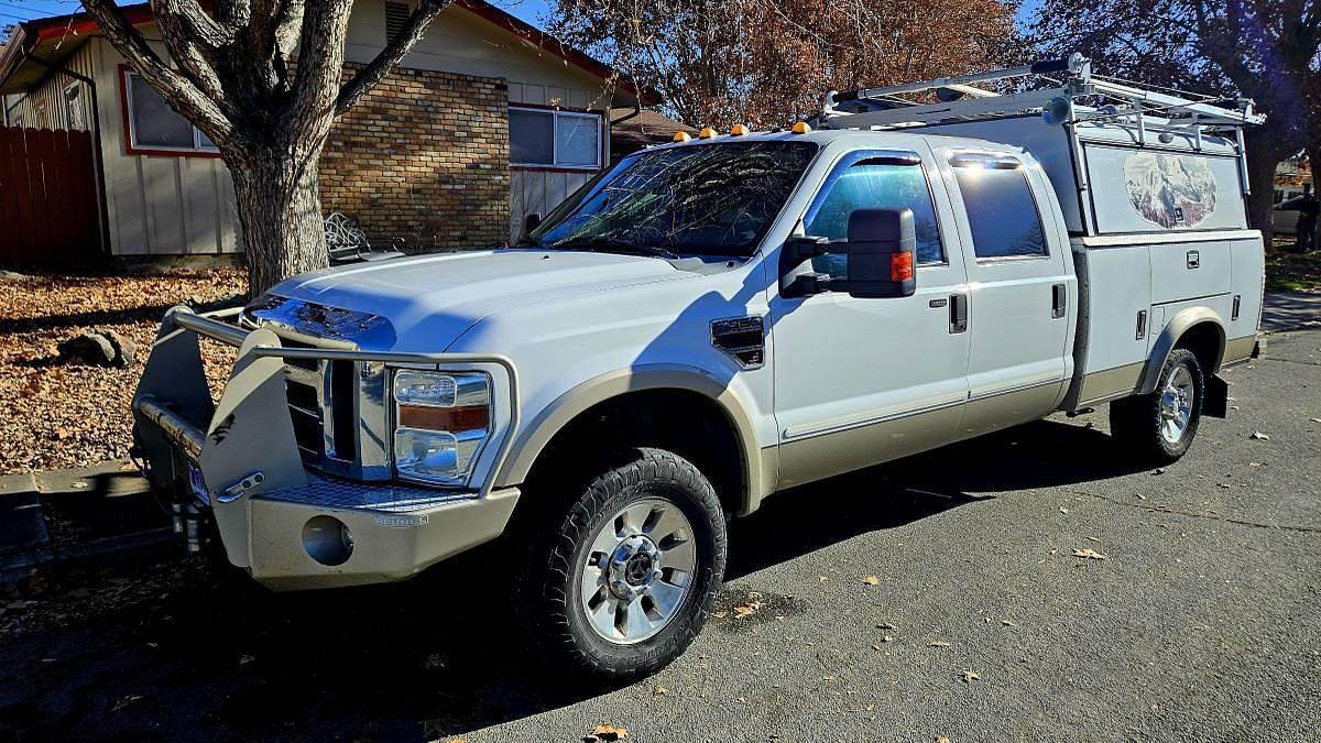 Used 2008 Ford F350 Diesel Utility Truck