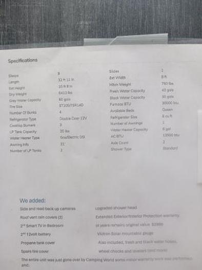 Used 2022 Keystone Passport 282 QB