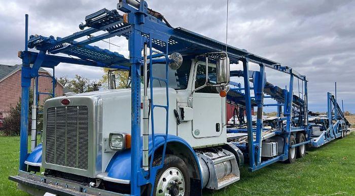 Used 2015 Peterbilt 365 and 2017 Cottrell CX6R 9 Car Hauler
