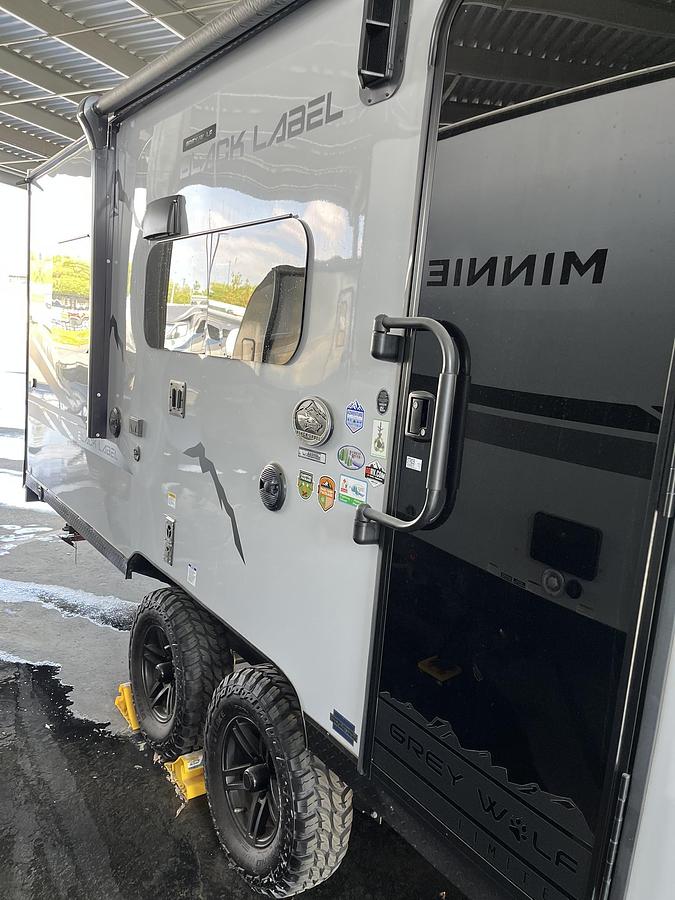 Used 2024 Forest River Cherokee Grey Wolf Black Label 22RRBL Travel Trailer Toy Hauler