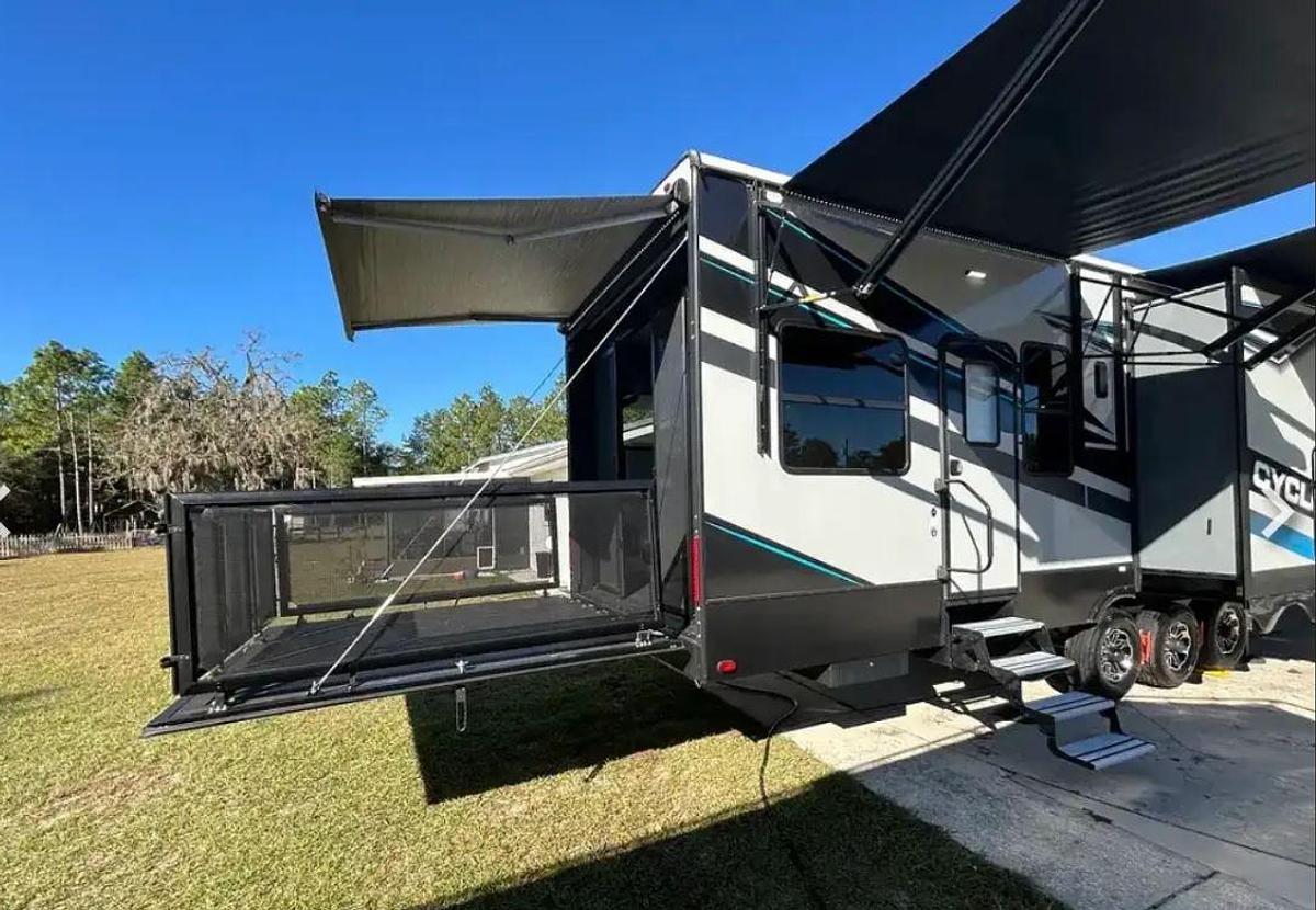 Used 2022 Heartland Cyclone 4006 Toy Hauler