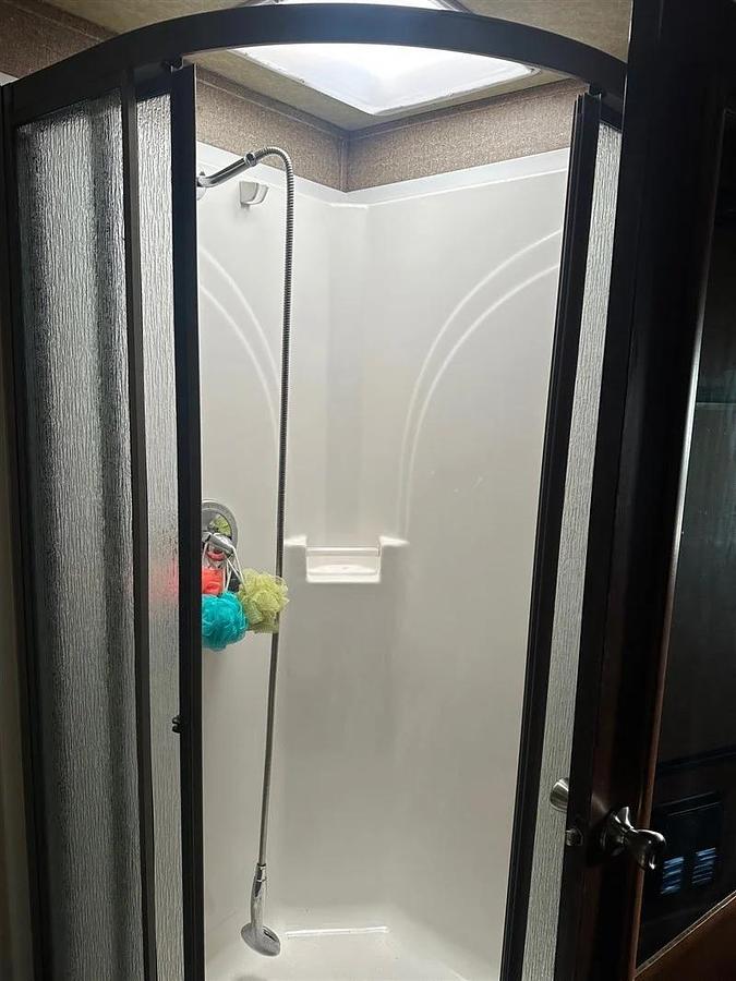 Used 2014 Bison Travel Coach 3 Horse Trailer