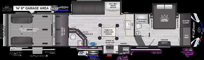 Used 2023 Keystone Fuzion 427