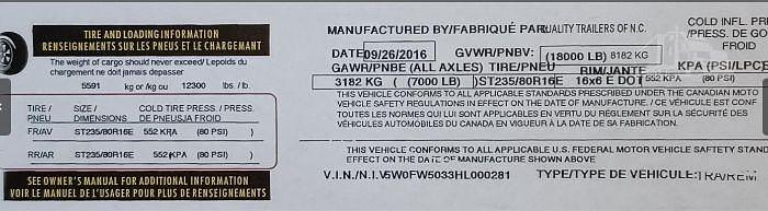 Used 2017 Quality Trailers 50Ft Trailer Car Hauler