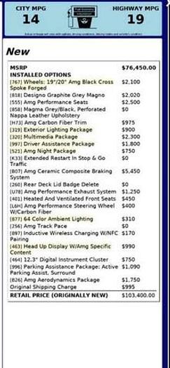 Used 2019 Mercedes-Benz C-Class AMG C 63 S