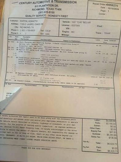 Used 1957 Chevrolet Bel Air Sedan