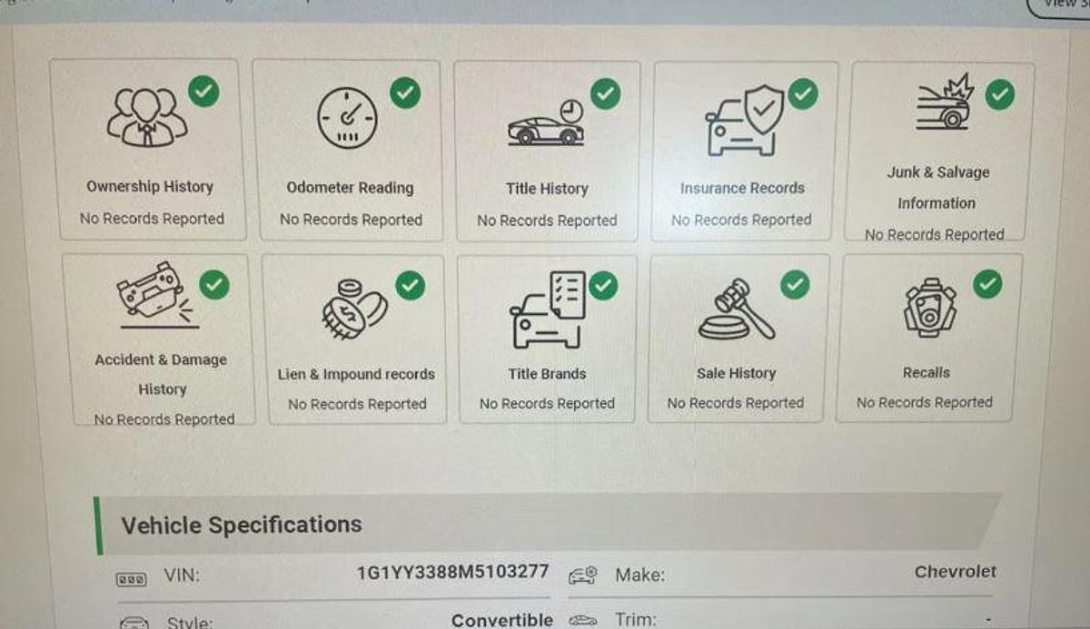 Used 1991 Chevrolet Corvette Convertible