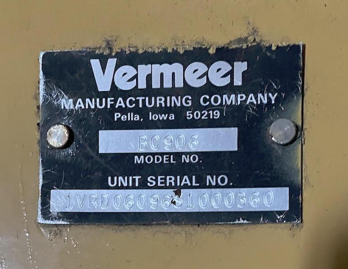 Used Vermeer BC906 Chipper