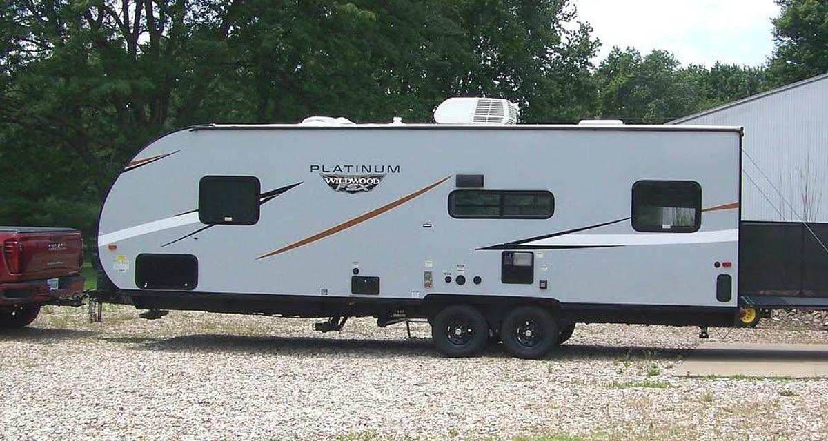 Used 2022 Forest River Wildwood-FSX 260RT Platinum Travel Trailer Toy Hauler 