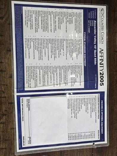 Used 2005 Country Coach Affinity 730