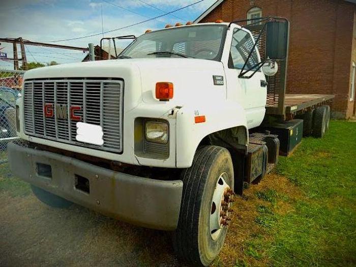 Used 1999 GMC C8500 Roll-Off Truss Delivery Truck