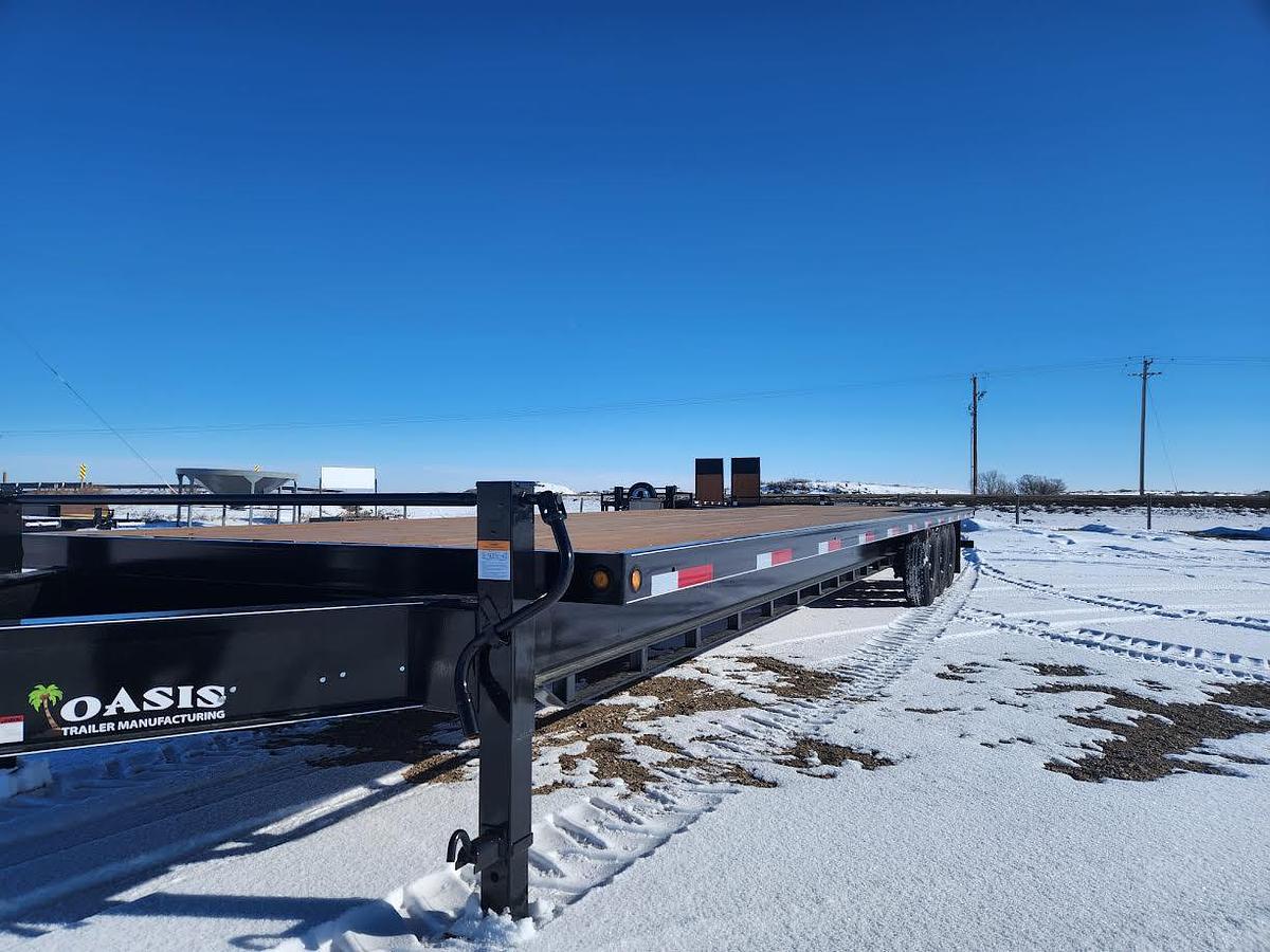 Used 2024 Oasis Highboy Flat Deck Trailer