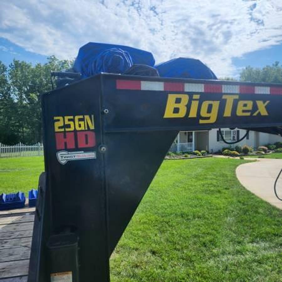 Used 2025 Big Tex 25GN 40' Gooseneck Equipment Trailer