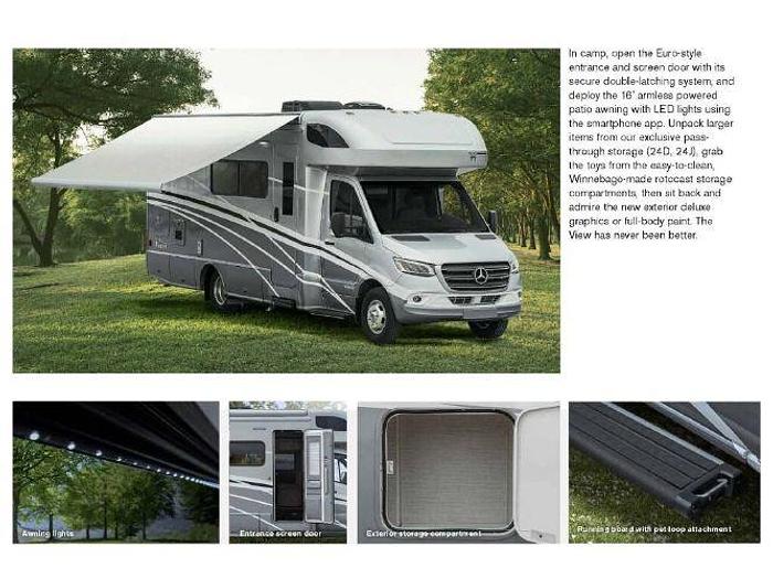 Used 2021 Winnebago View 24D Handicap Equipped Class C Motorhome