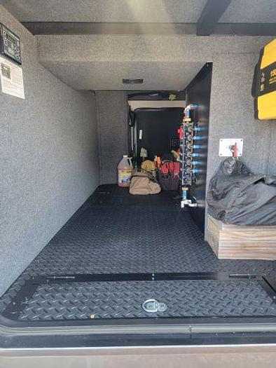 Used 2022 Forest River Riverstone Legacy Fifth Wheel Toy Hauler