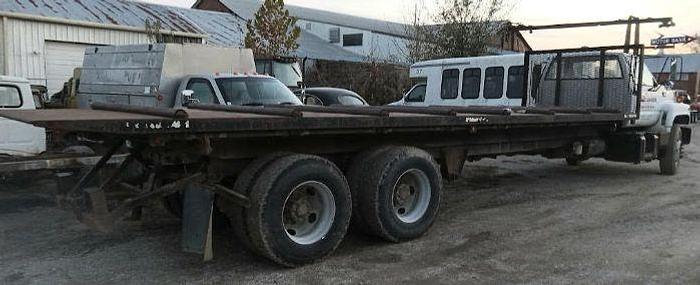 Used 1999 GMC C8500 Roll-Off Truss Delivery Truck