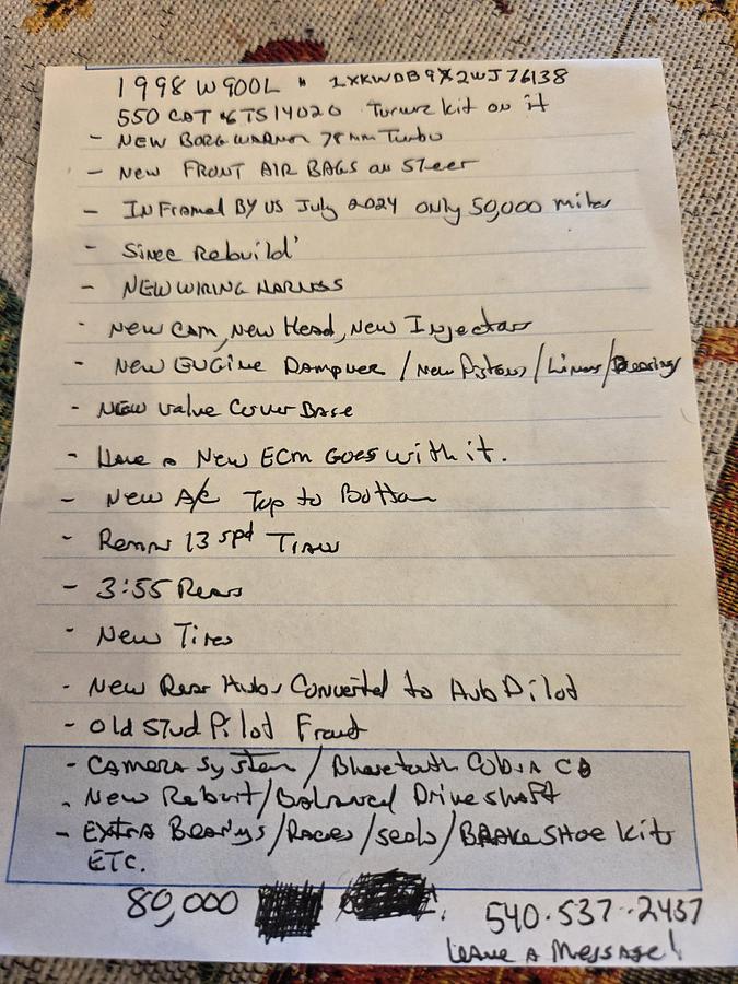 Used 1998 Kenworth W900L