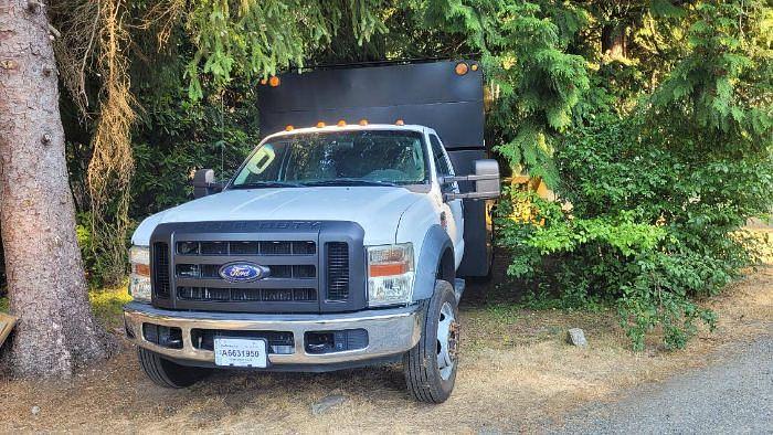 Used 2008 Ford F550 Chipper Dump Truck & 1996 Altec Chipper