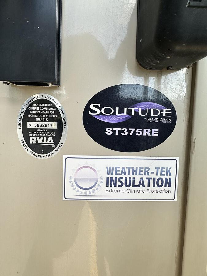 Used 2016 Grand Design Solitude 375RE