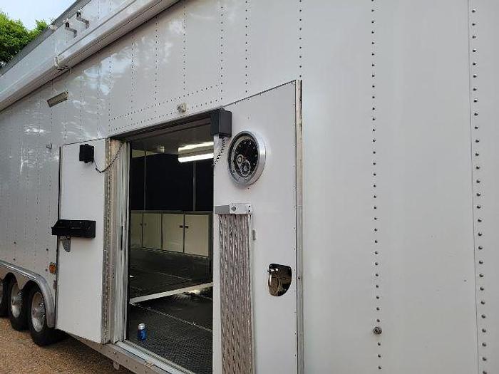 Used 2015 Motorsports Aluminum 3 Car Trailer
