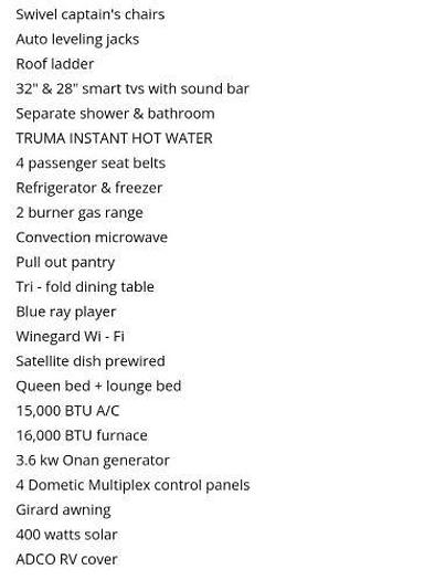 Used 2021 Leisure Travel Unity U24RL