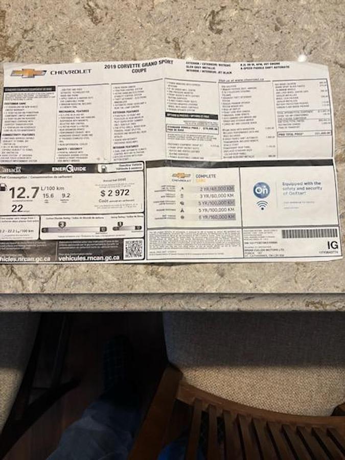 Used 2019 Chevrolet Corvette Grand Sport Coupe