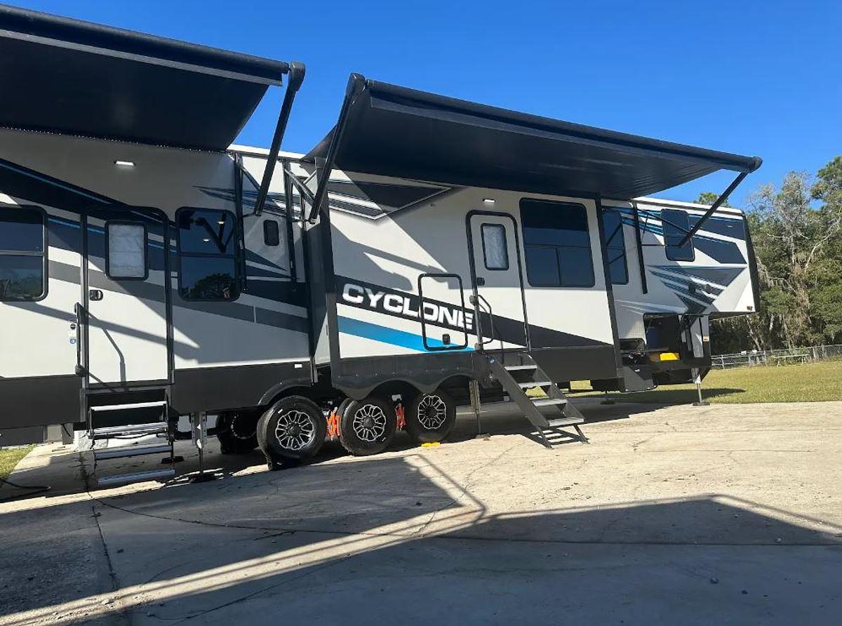 Used 2022 Heartland Cyclone 4006 Toy Hauler