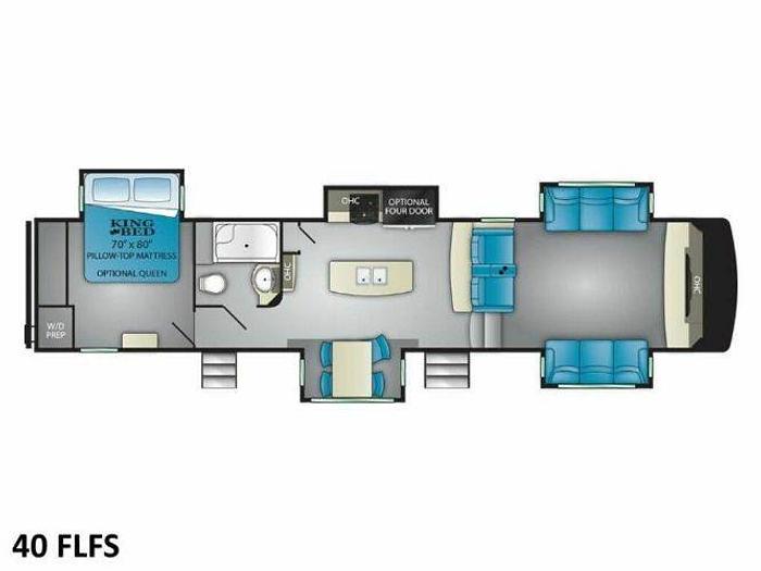 Used 2020 Heartland Elkridge 40FLFS