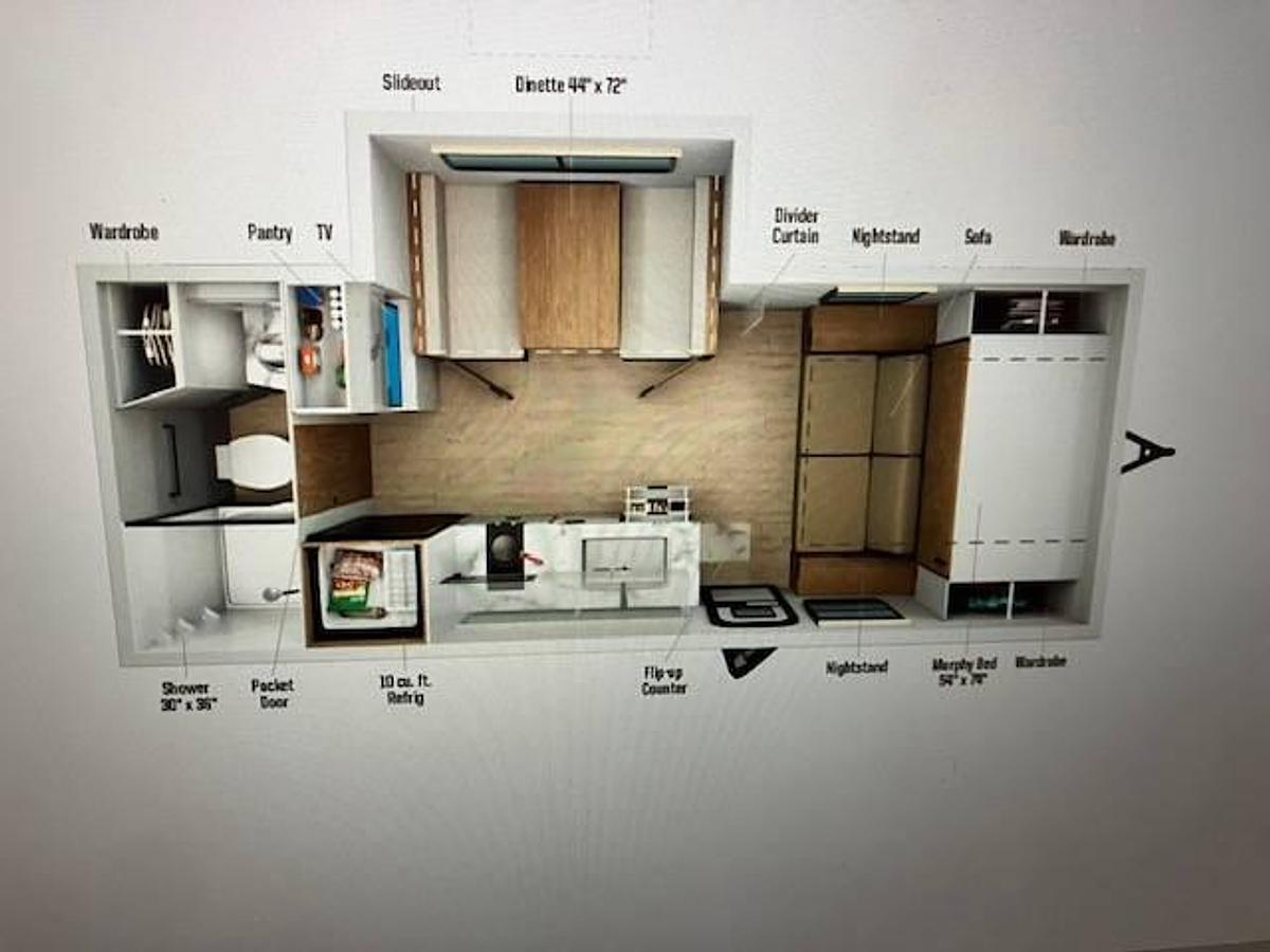 Used 2023 Winnebago Micro Minnie 2108DS Travel Trailer