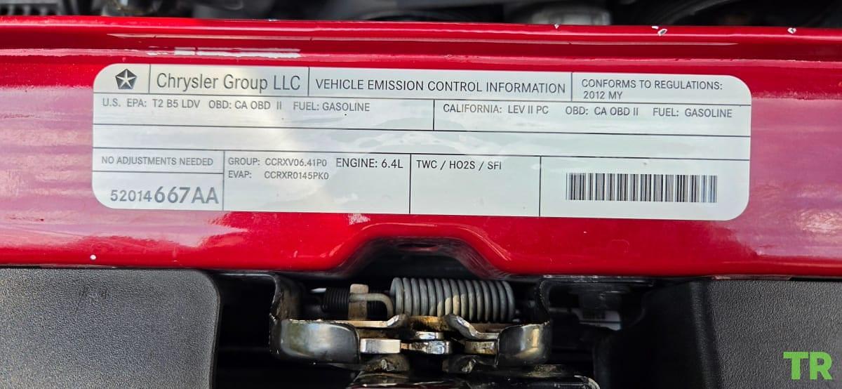 Used 2012 Dodge Challenger Srt8