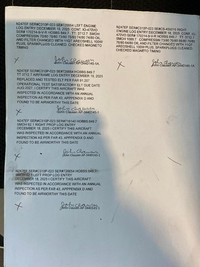 Used 1969 Cessna 310P