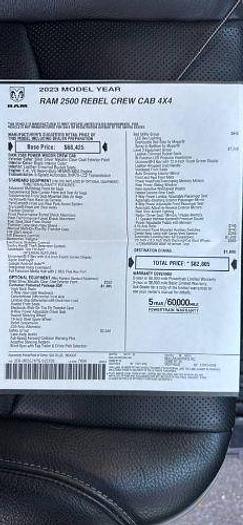 Used 2023 Ram 2500 Power Wagon Rebel with AEV and Go Fast Camper