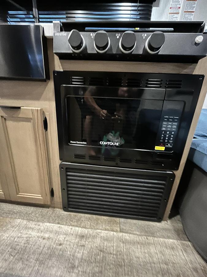 Used 2024 Forest River Cherokee Grey Wolf Black Label 22RRBL Travel Trailer Toy Hauler