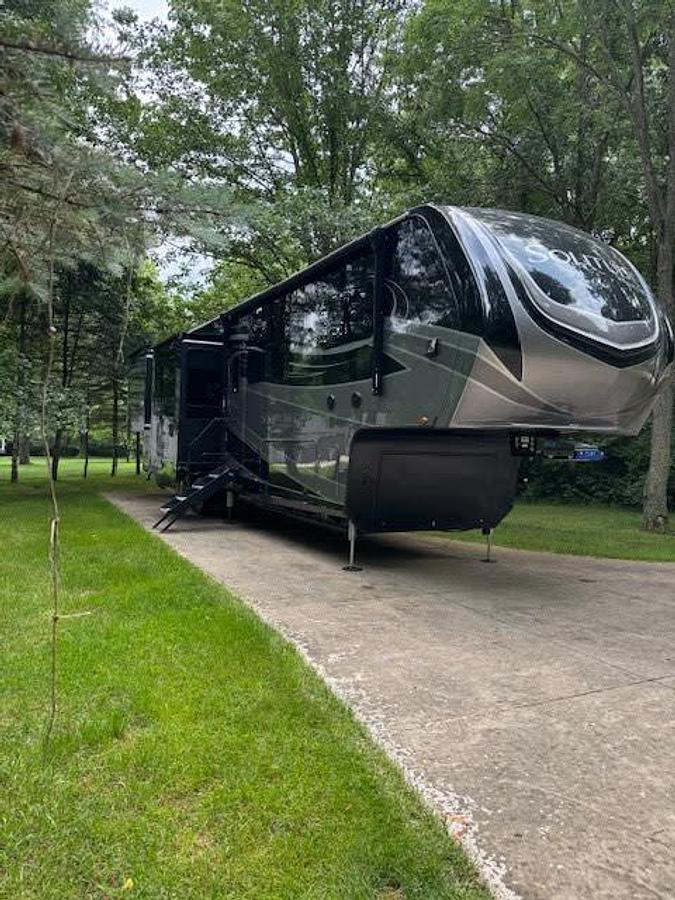 Used 2024 Grand Design Solitude 390RK Fifth Wheel
