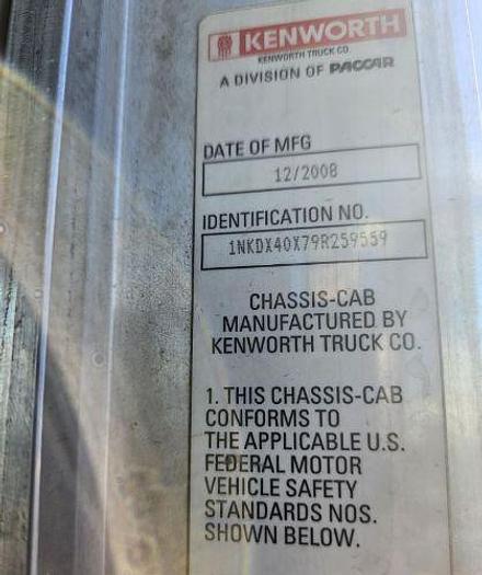 Used 2009 KENWORTH T800