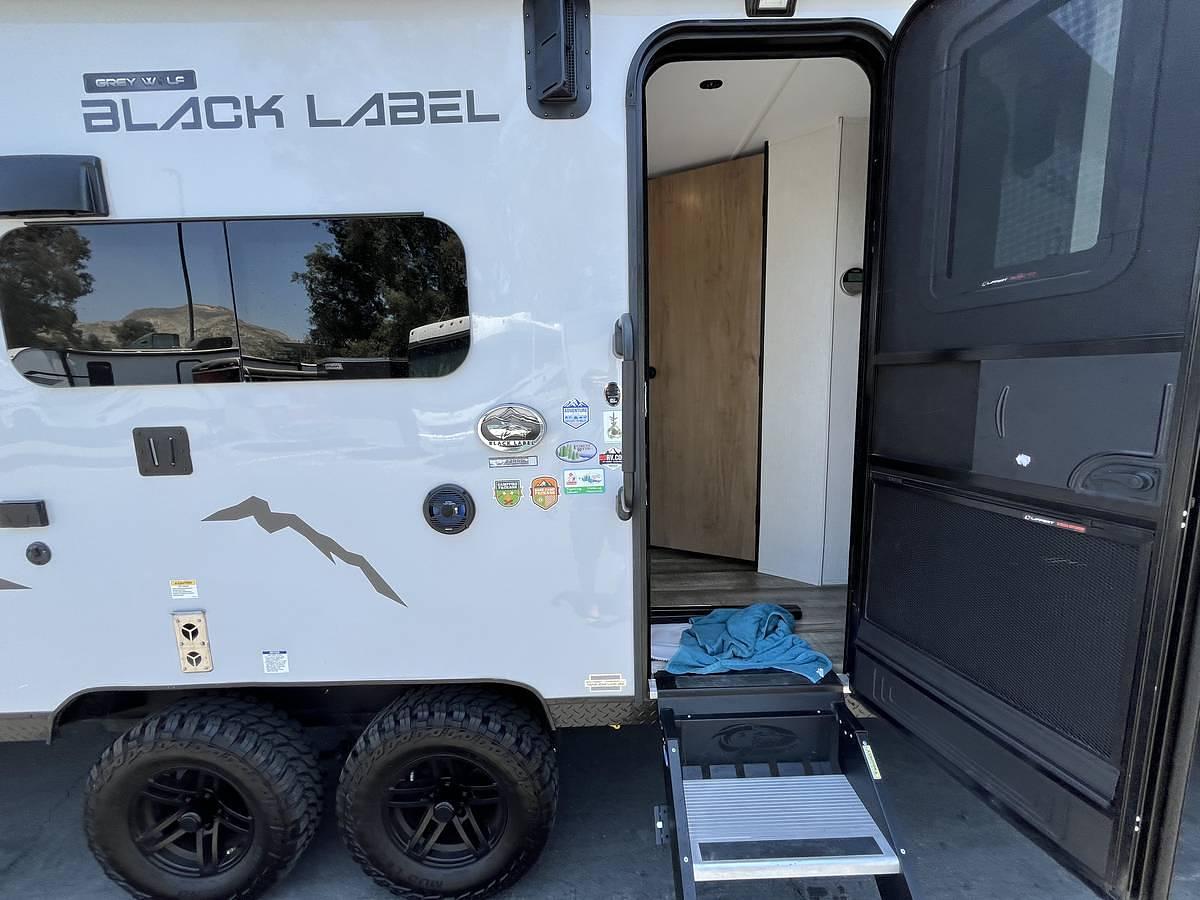 Used 2024 Forest River Cherokee Grey Wolf Black Label 22RRBL Travel Trailer Toy Hauler