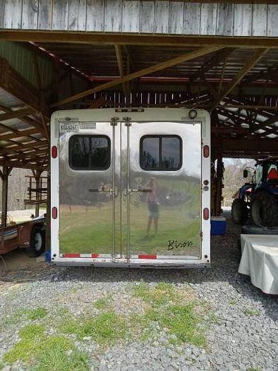 Used 2004 Bison AlumaSport Livestock Trailer